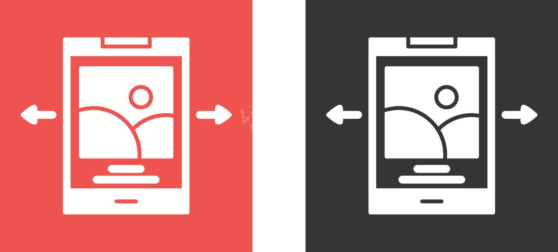 Swipe Icon Design vector