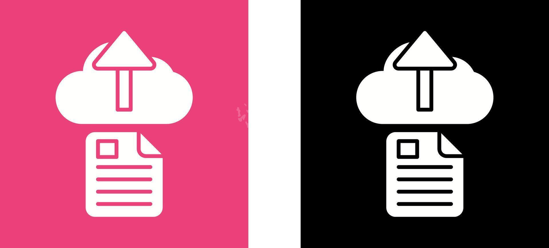 Upload Icon Design vector