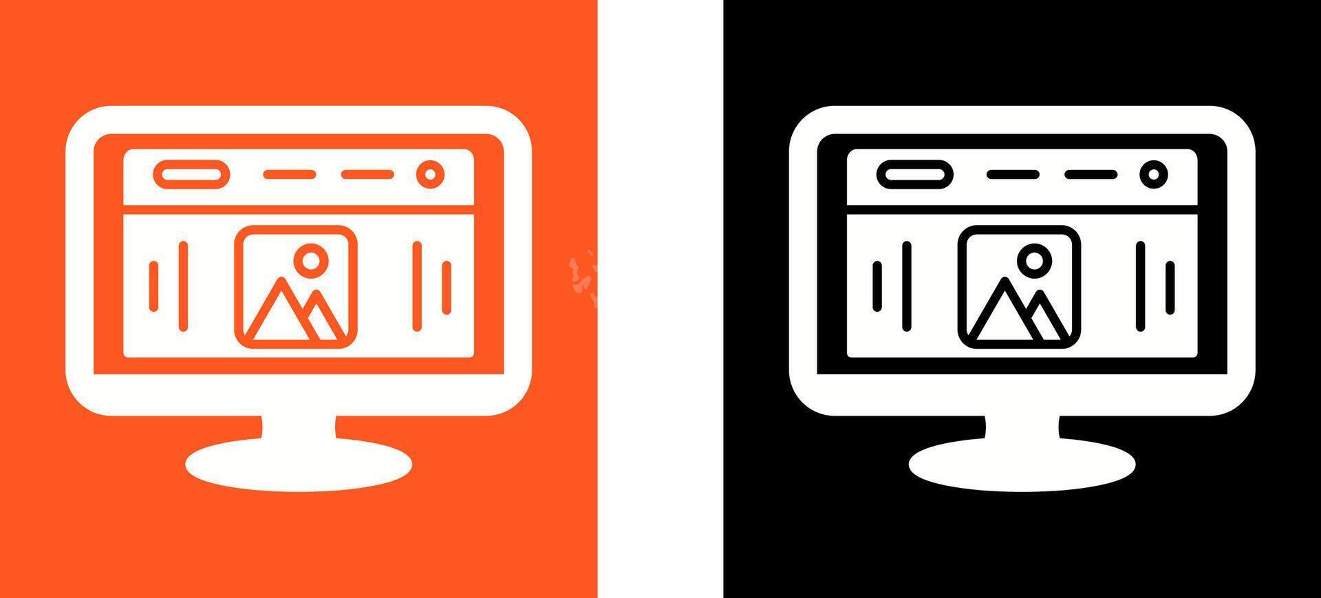 Web Design Icon Design vector