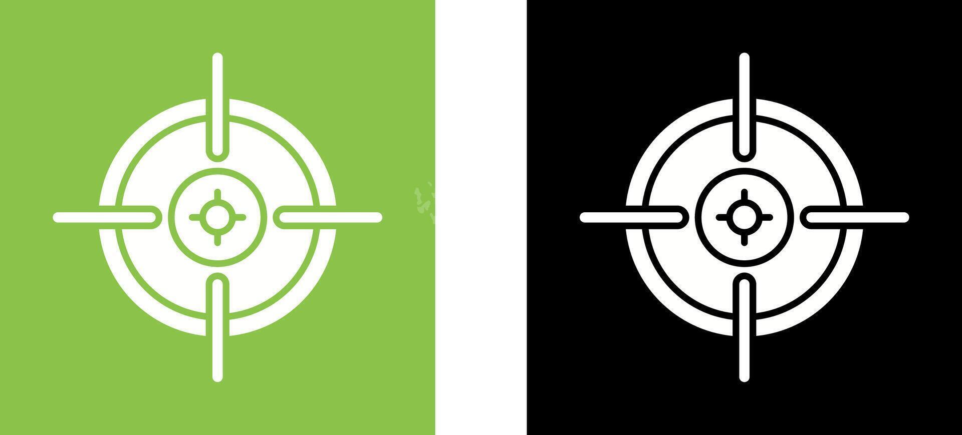 Aim Icon Design vector