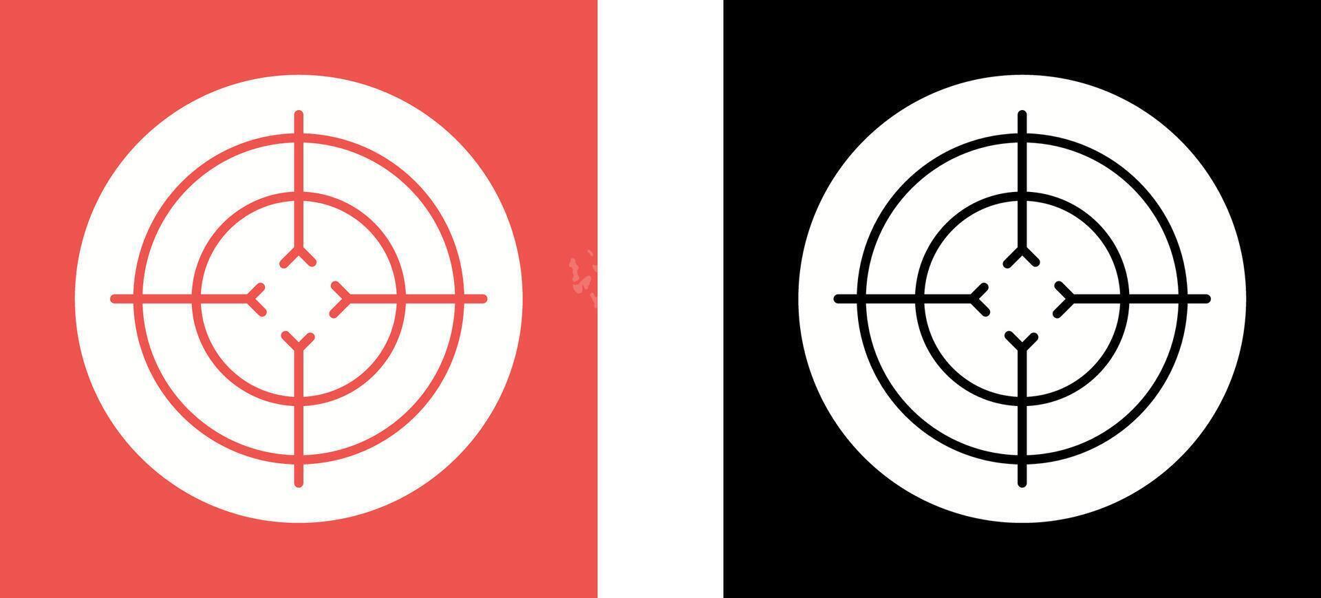 Target Icon Design vector