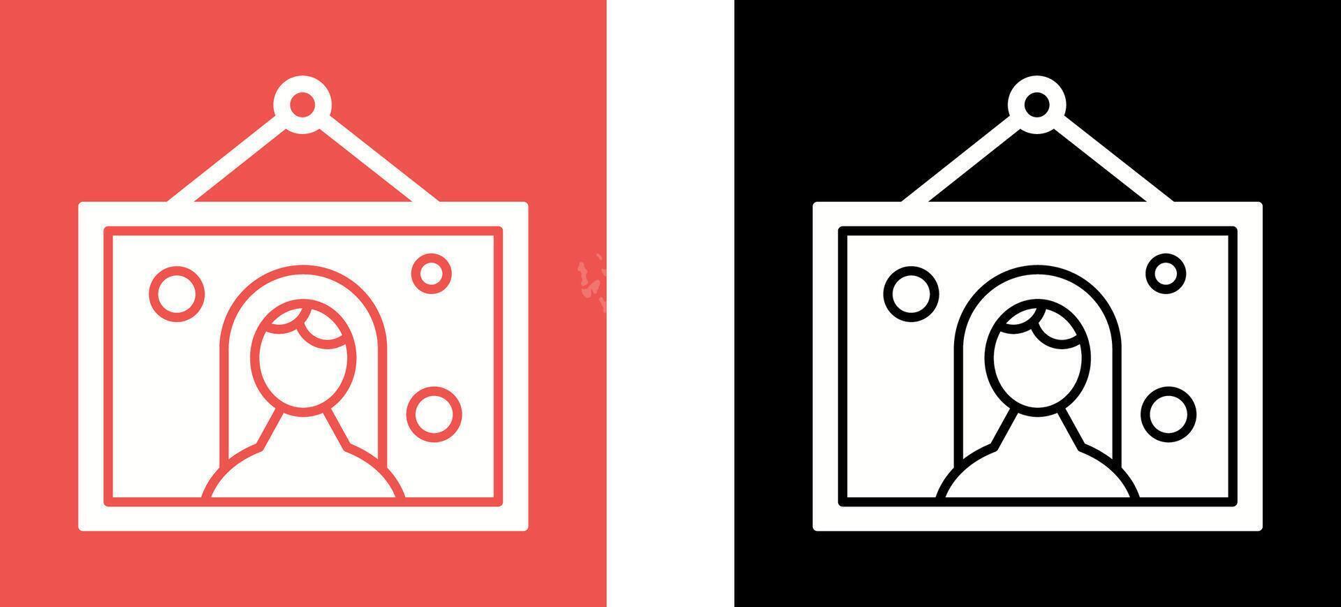 Wedding Photo Icon Design vector