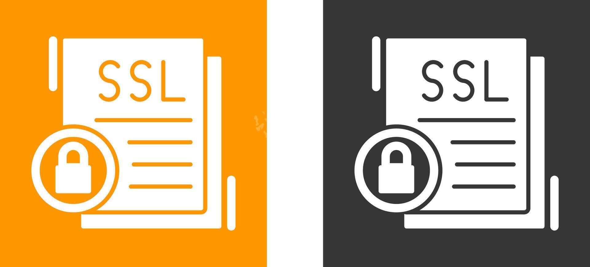 SSL Icon Design vector