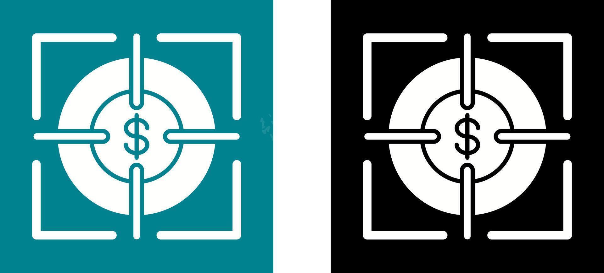 Target Icon Design vector