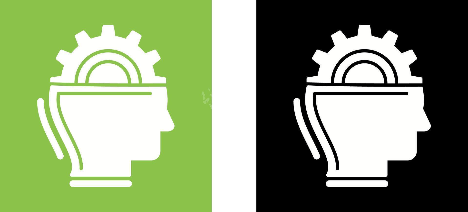 Machine Learning Icon Design vector
