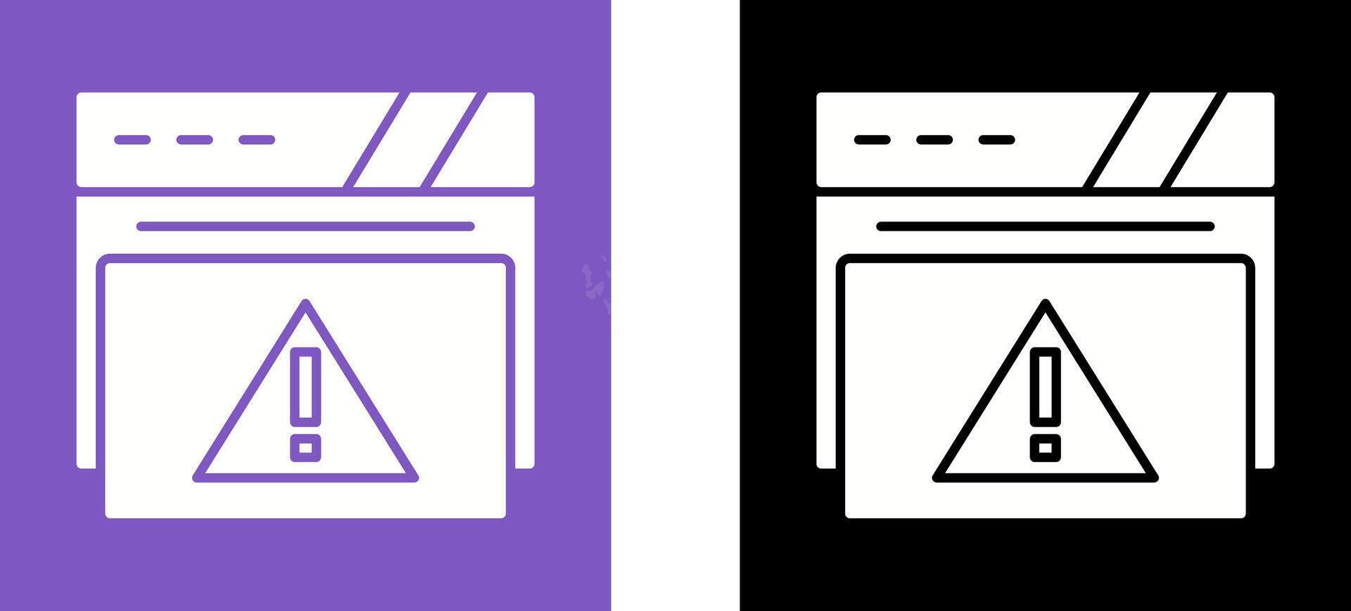 Alert Icon Design vector