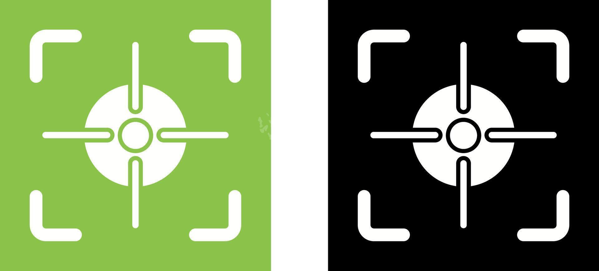 Focus Icon Design vector