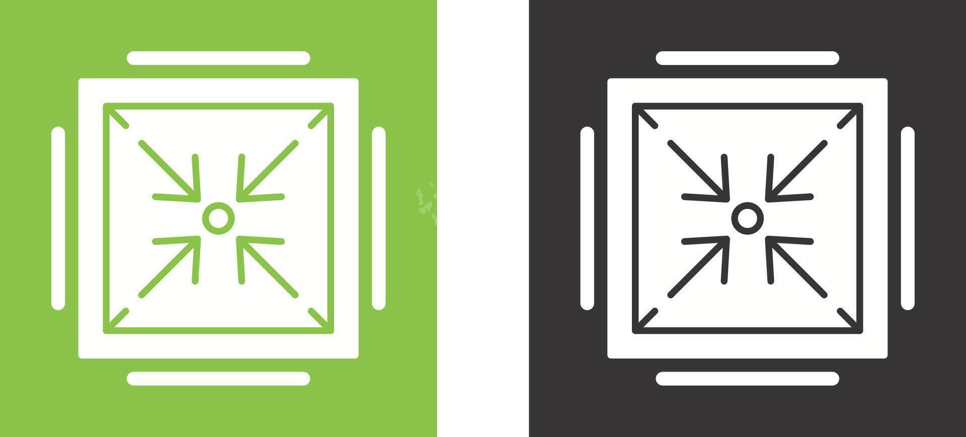 Minimize Icon Design vector