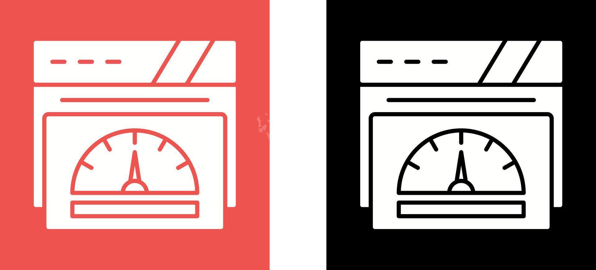 Speedometer Icon Design vector