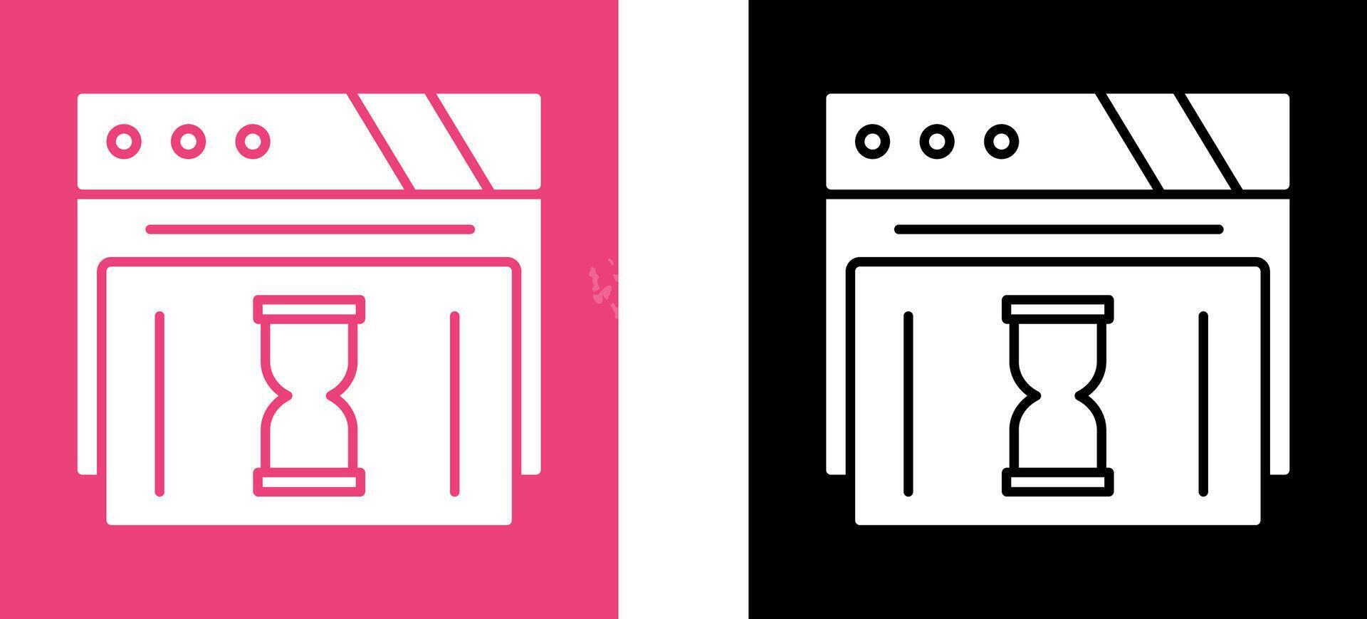 Waiting Icon Design vector