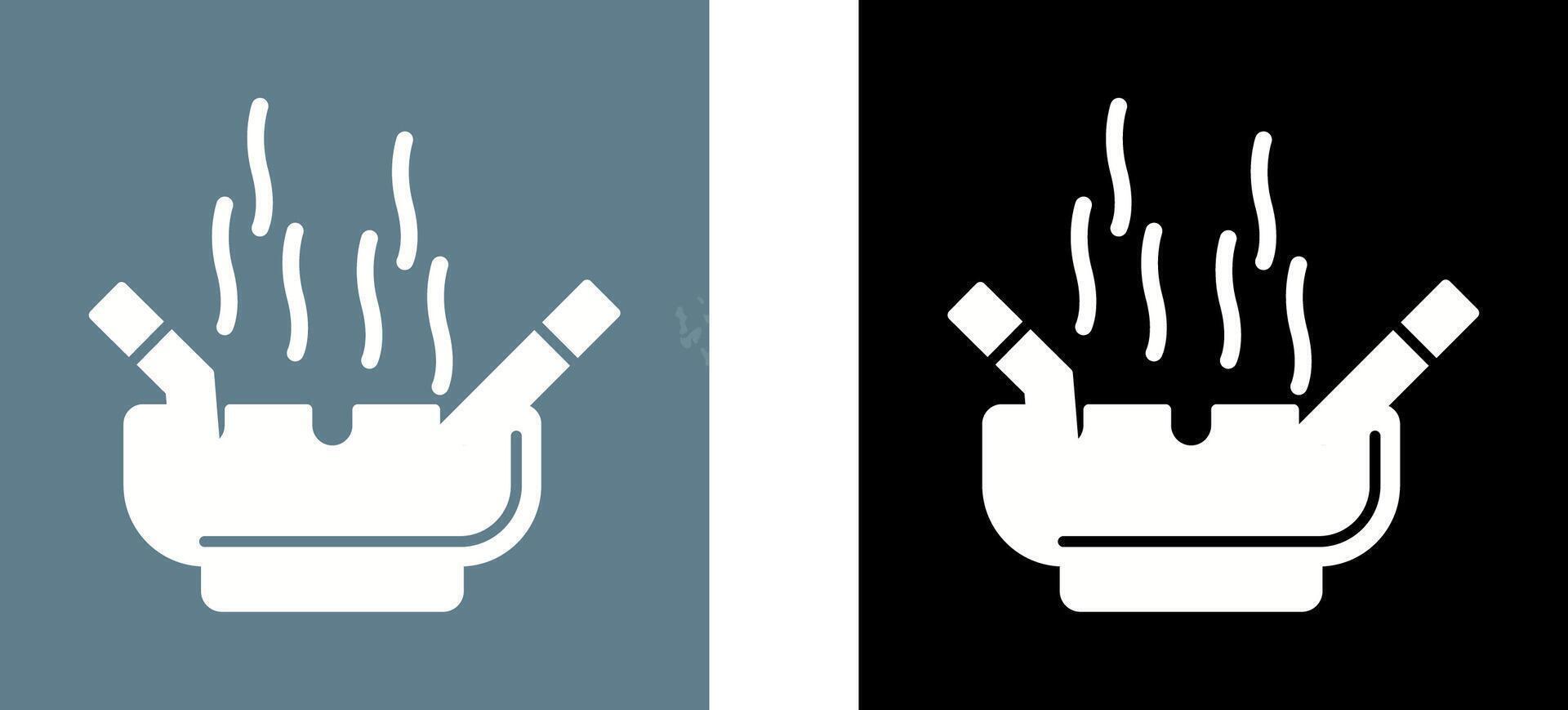 Ashtray Icon Design vector