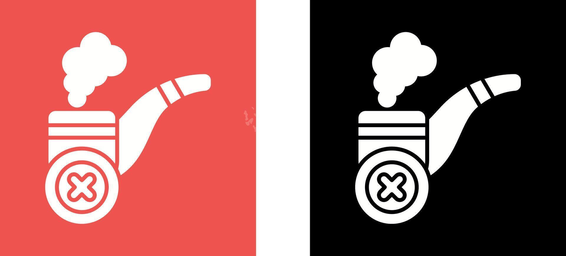 No Cigar Icon Design vector