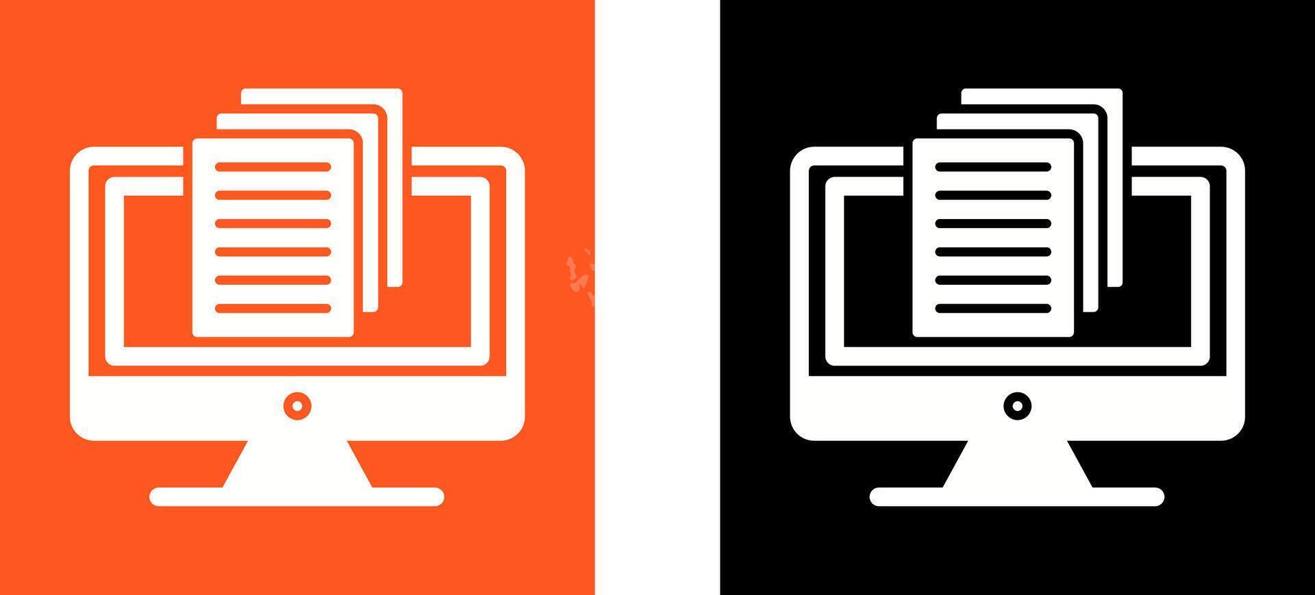 Document Icon Design vector