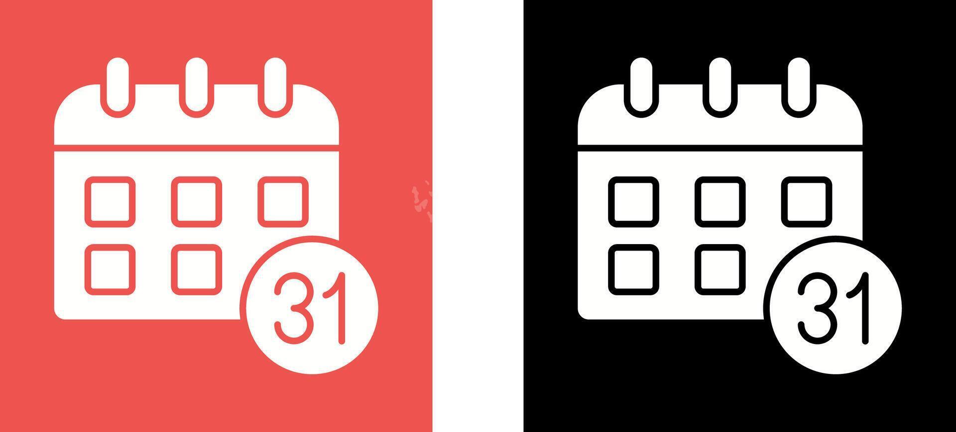Calendar Icon Design vector
