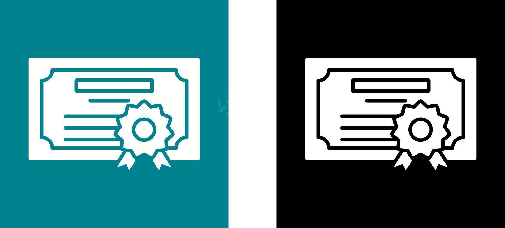 Diploma Icon Design vector