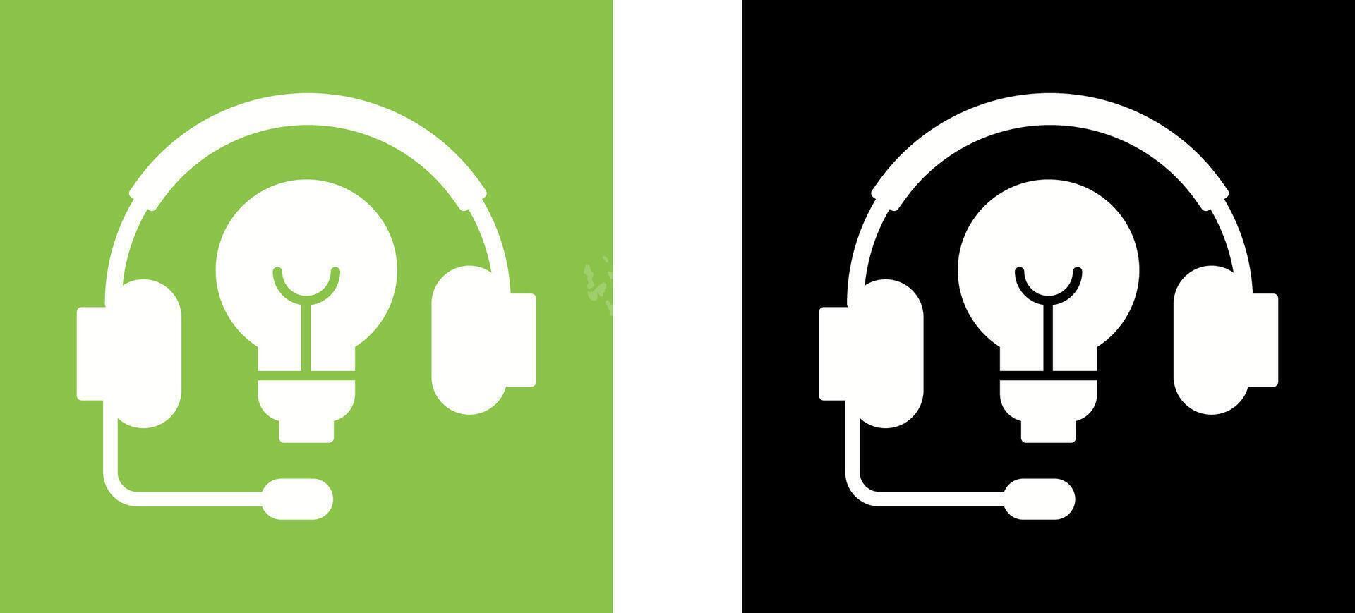 Headphones Icon Design vector
