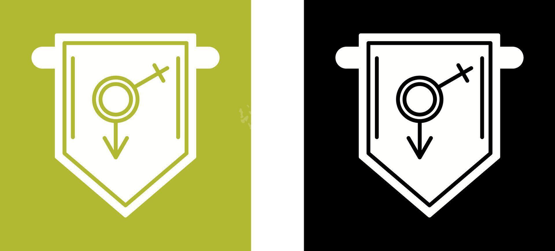 College Fraternity Icon Design vector