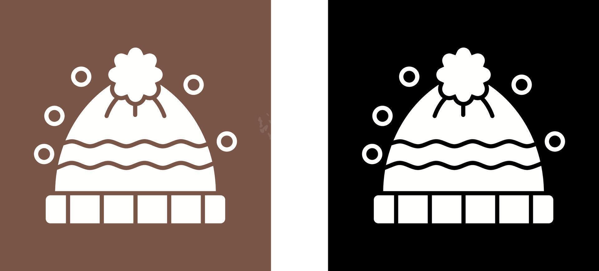 Winter Hat Icon Design vector