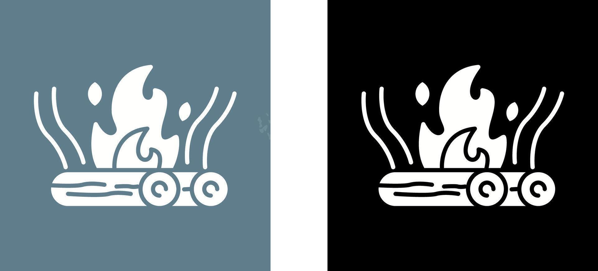 Bonfire Icon Design vector