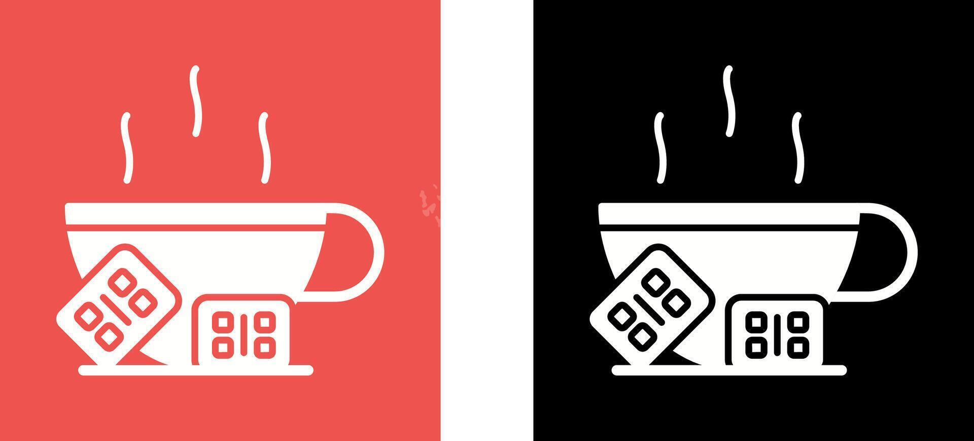 Hot Chocolate Icon Design vector