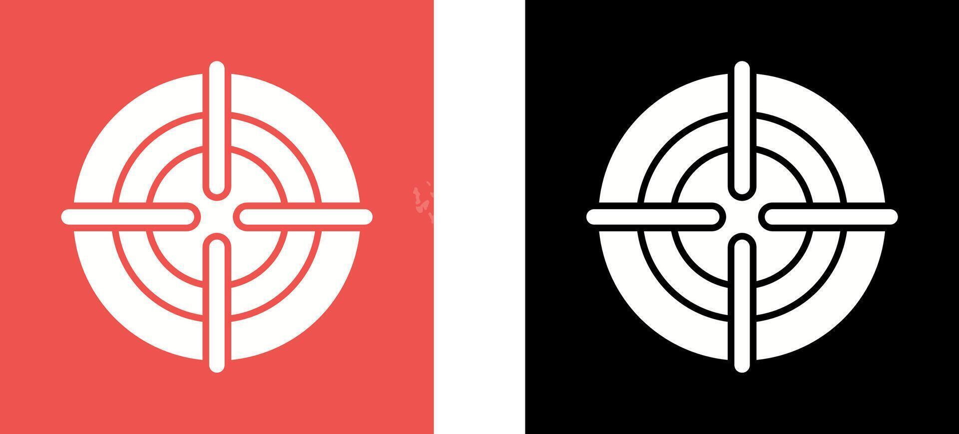 Target Icon Design vector