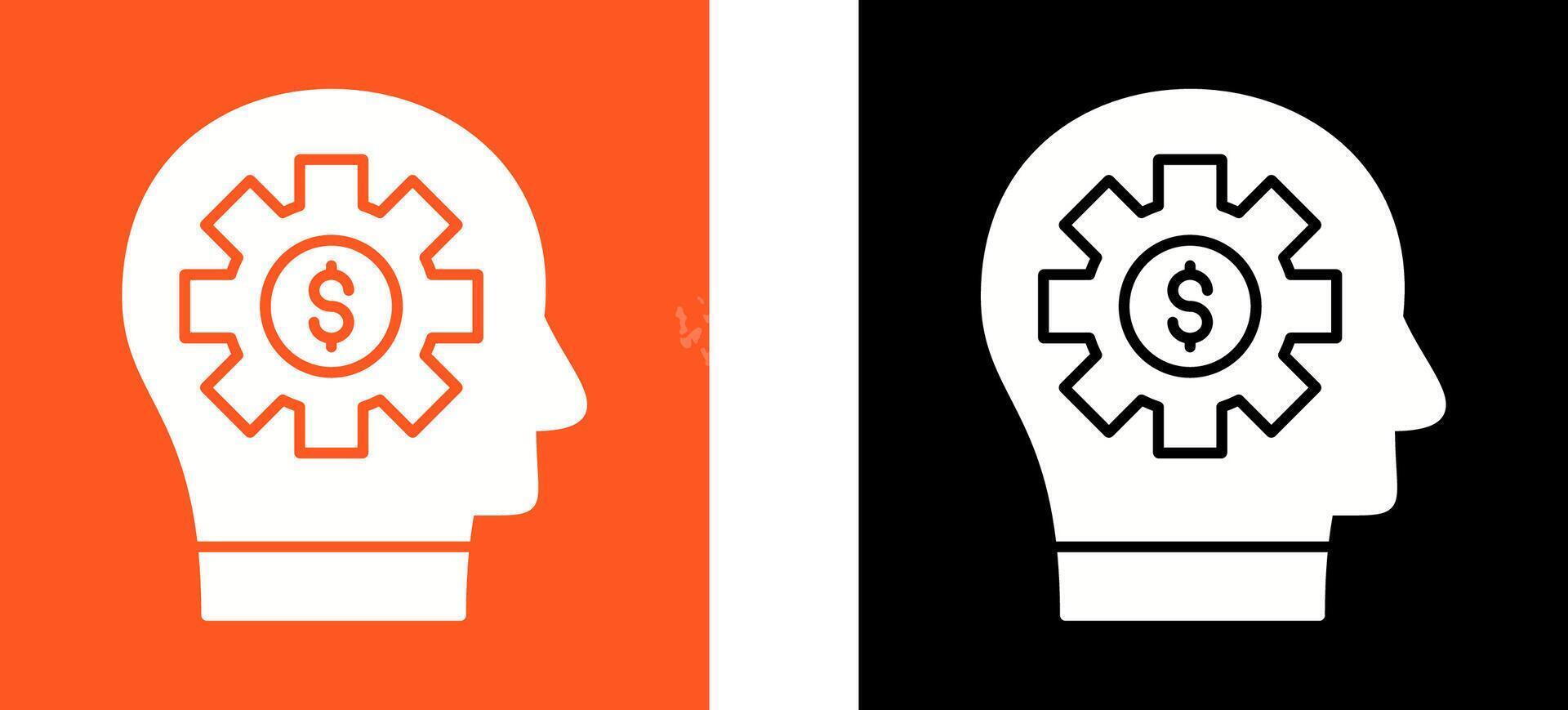 Thinking Icon Design vector