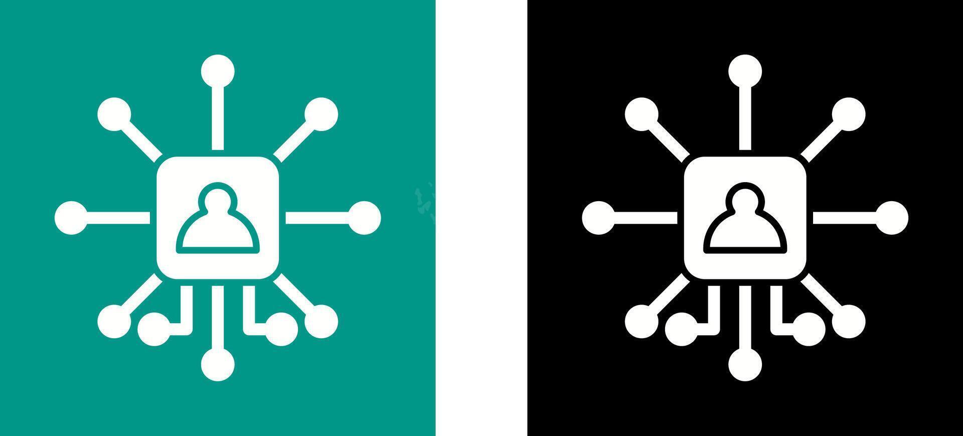 Networking Icon Design vector