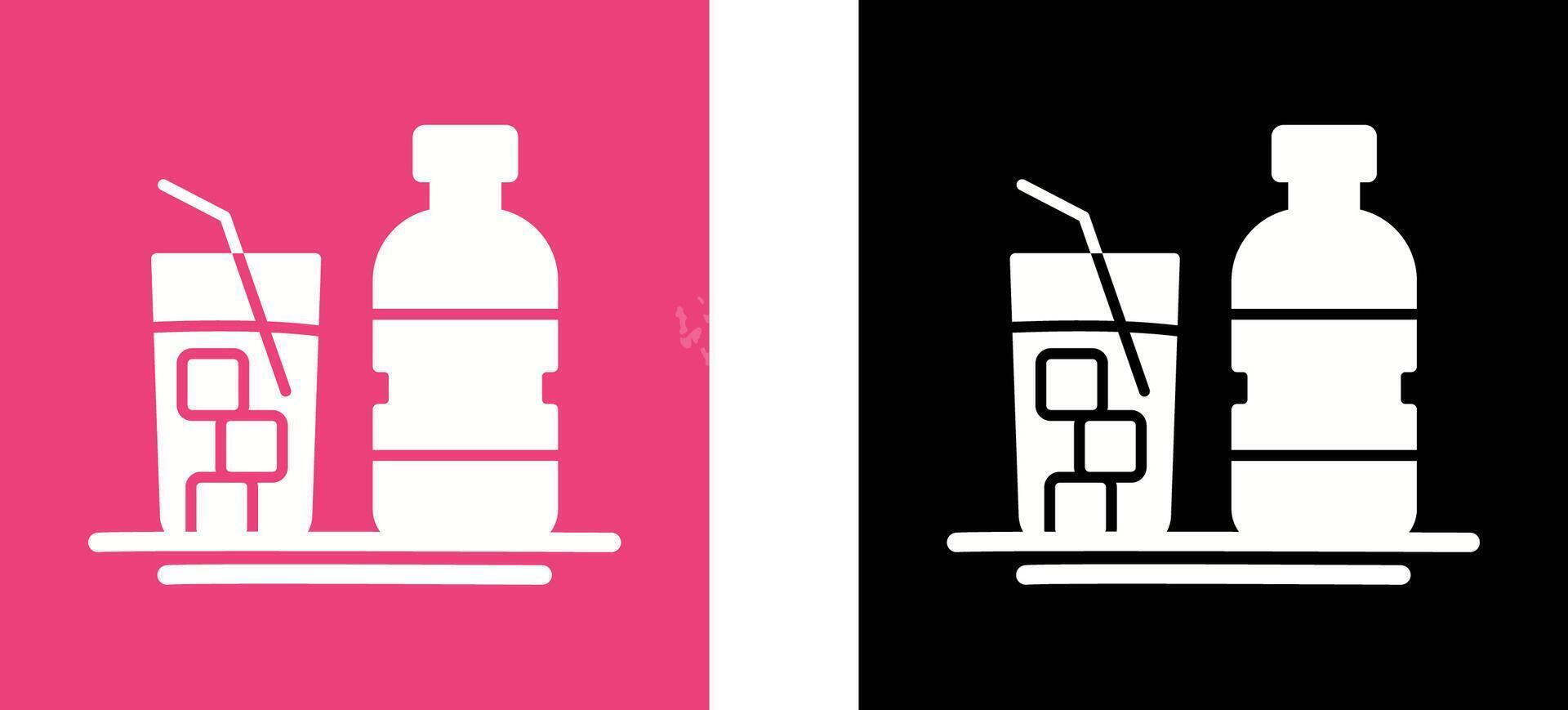 Mineral Water Icon Design vector