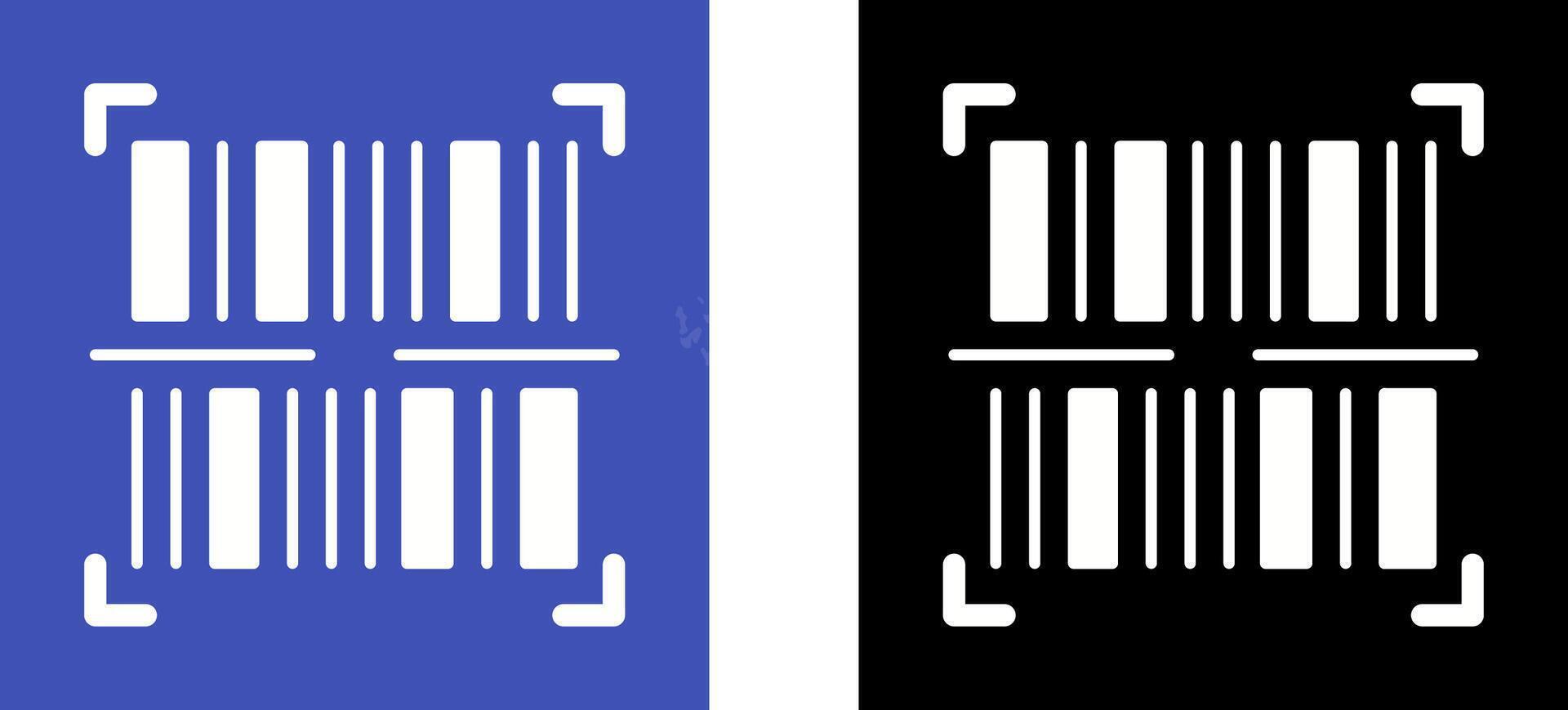 BarCode Icon Design vector