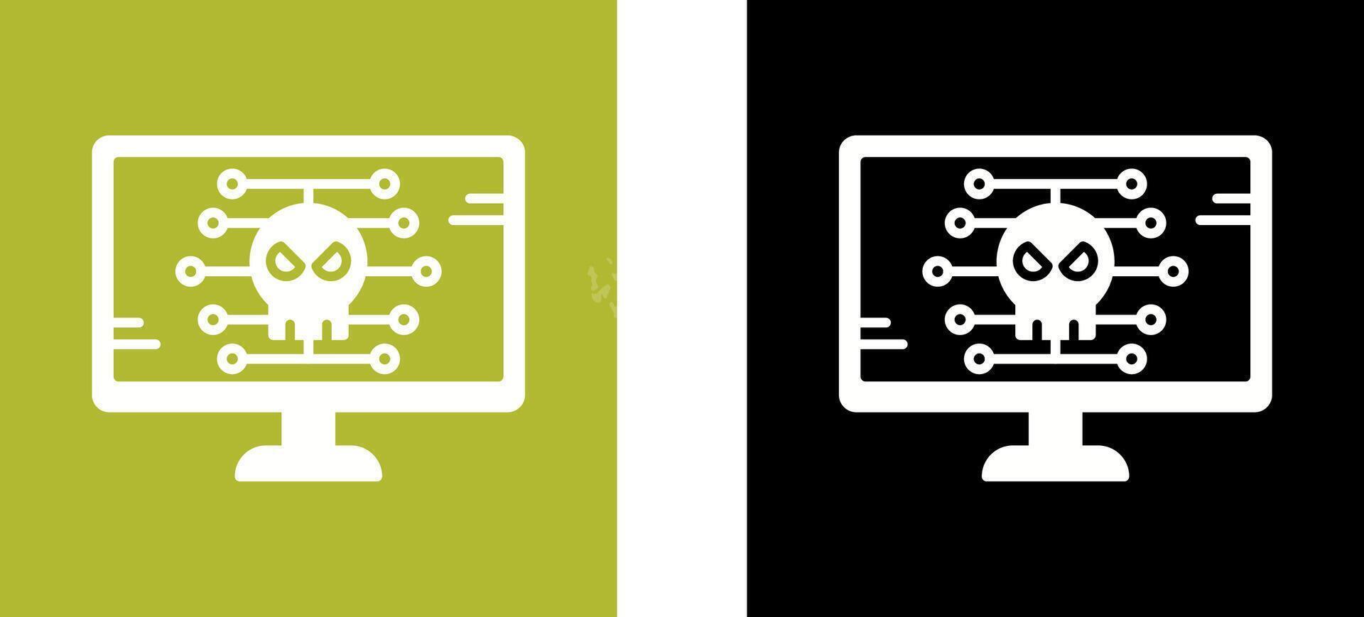 Malware Icon Design vector