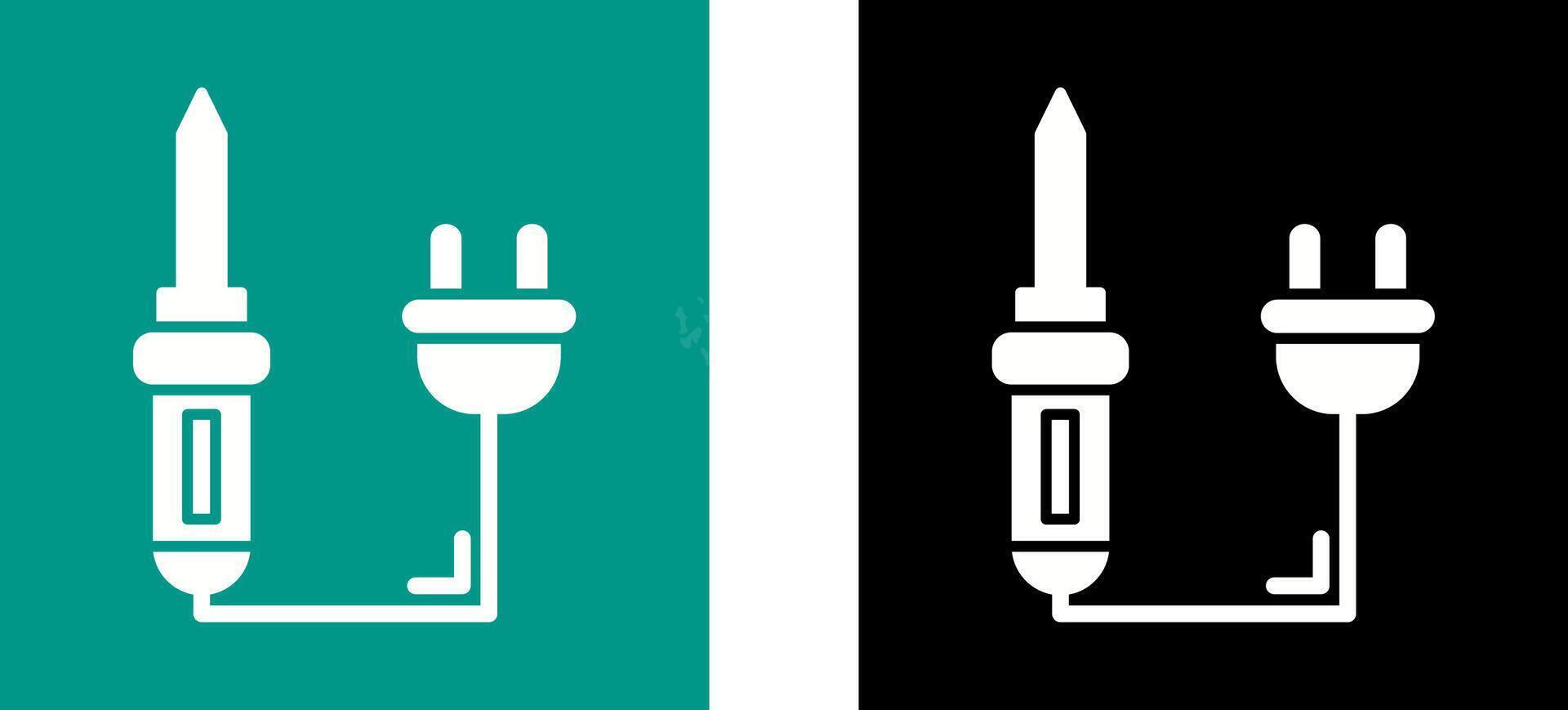 Soldering Iron Icon Design vector