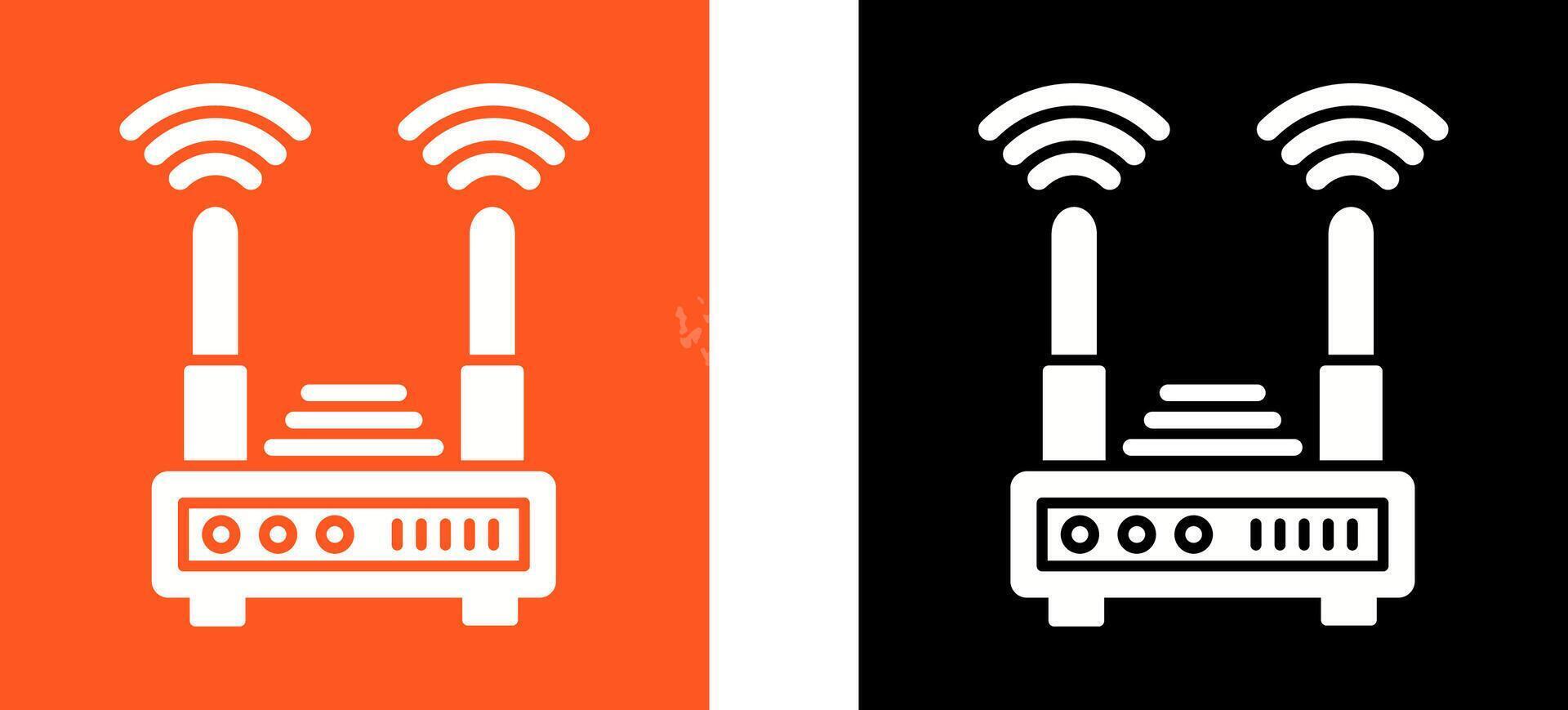 Router Icon Design vector