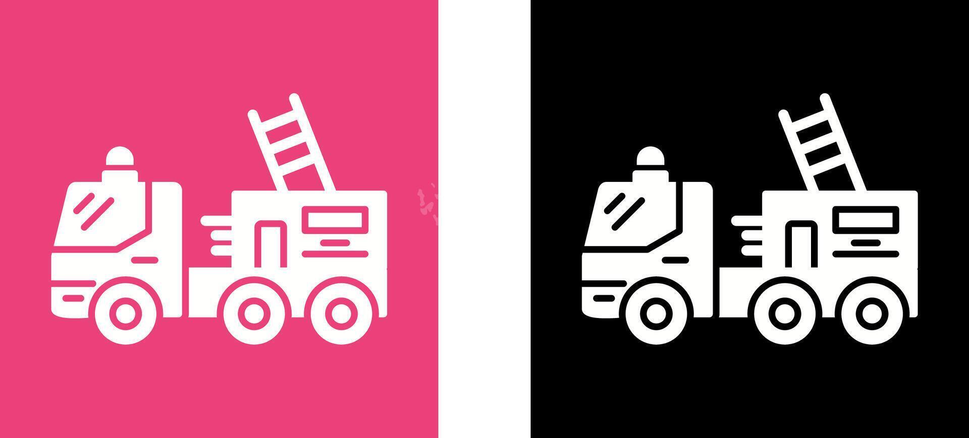 Fire Truck Icon Design vector