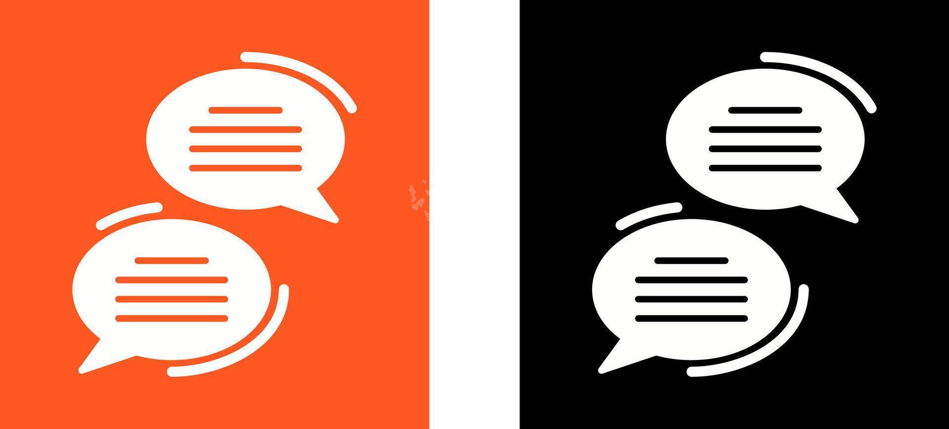 Chat Icon Design vector