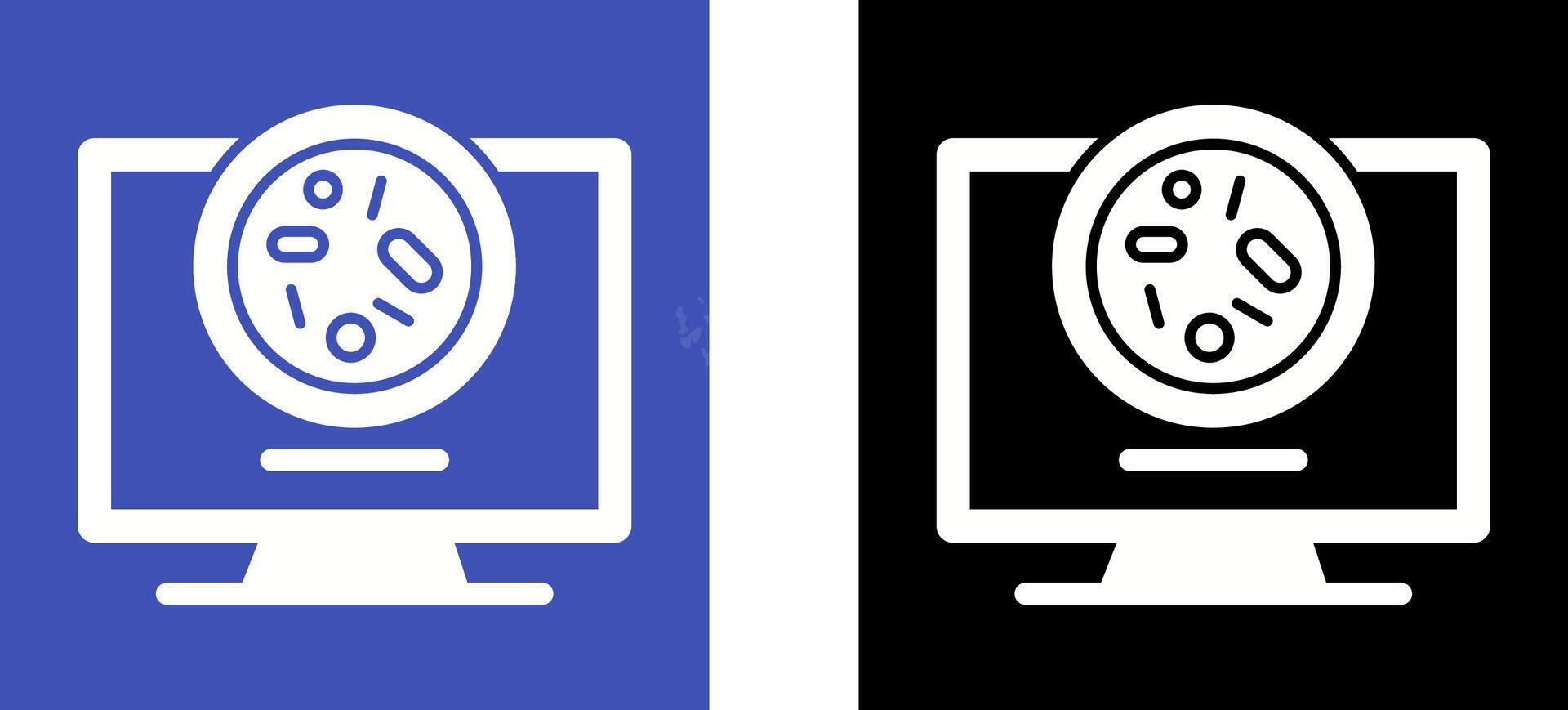 Petri Dish Icon Design vector