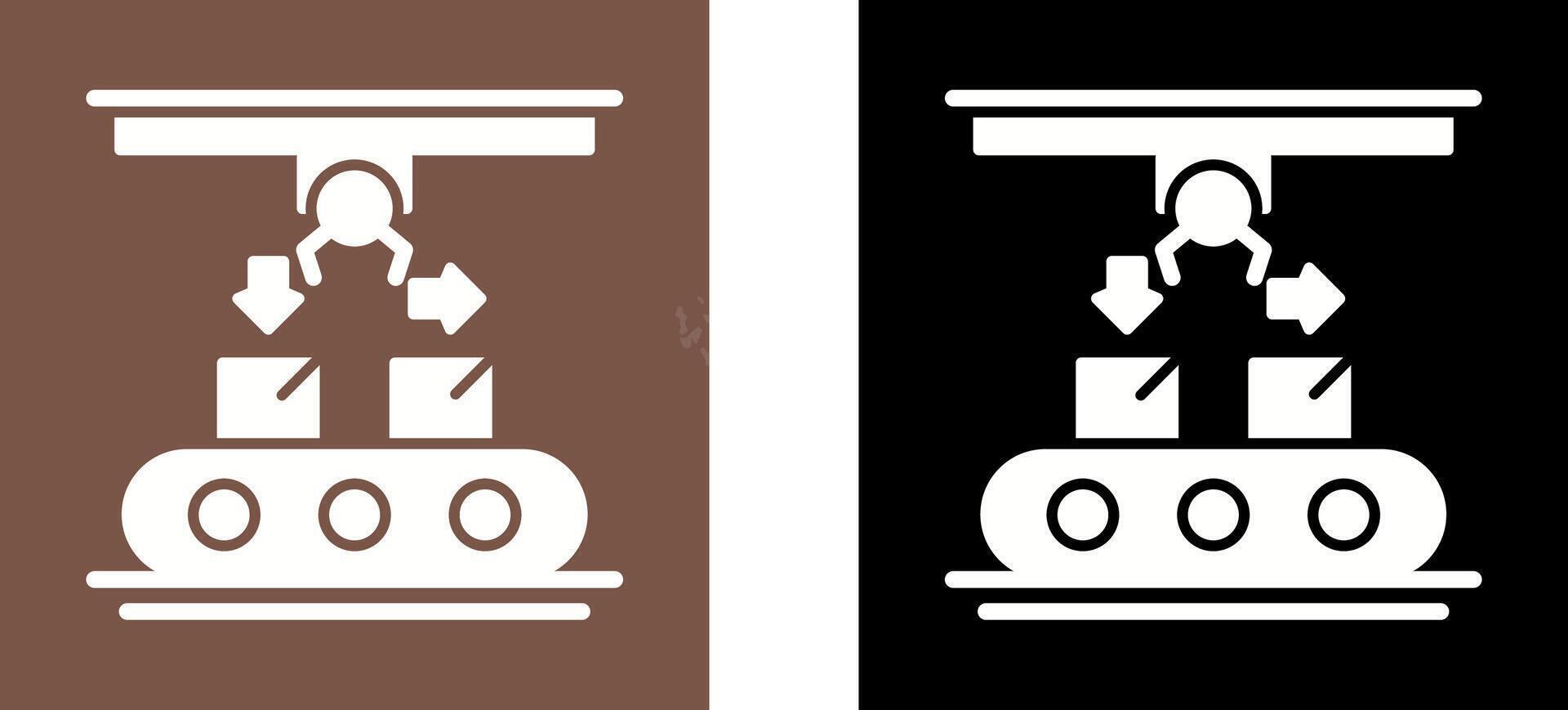 Coneyor Icon Design vector