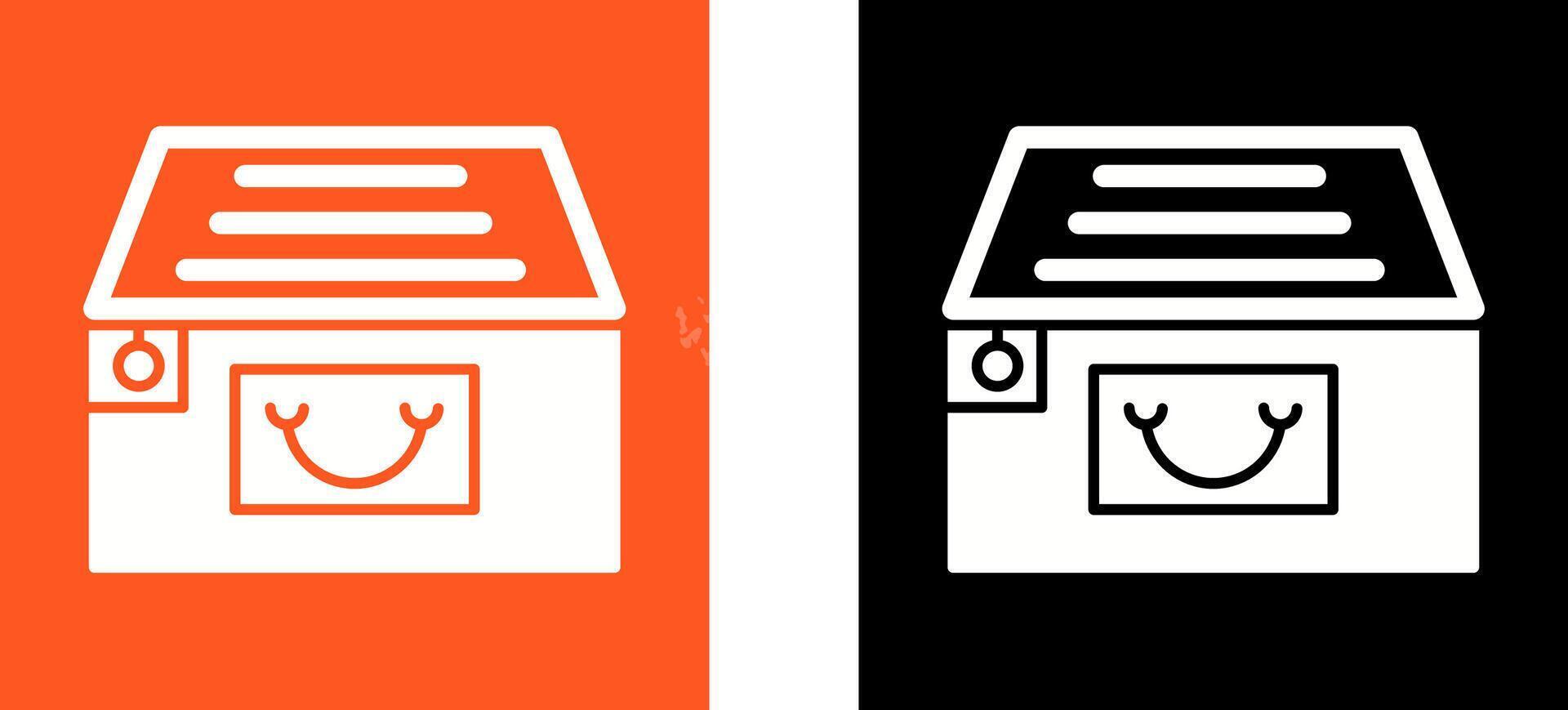 File Cabinet Icon Design vector