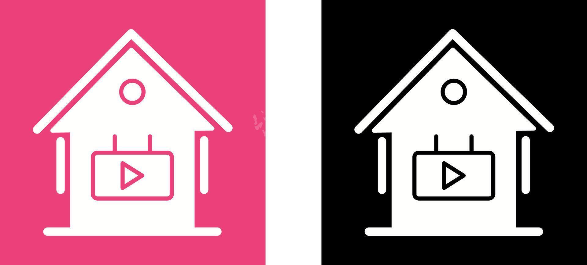 live Broadcast Icon Design vector