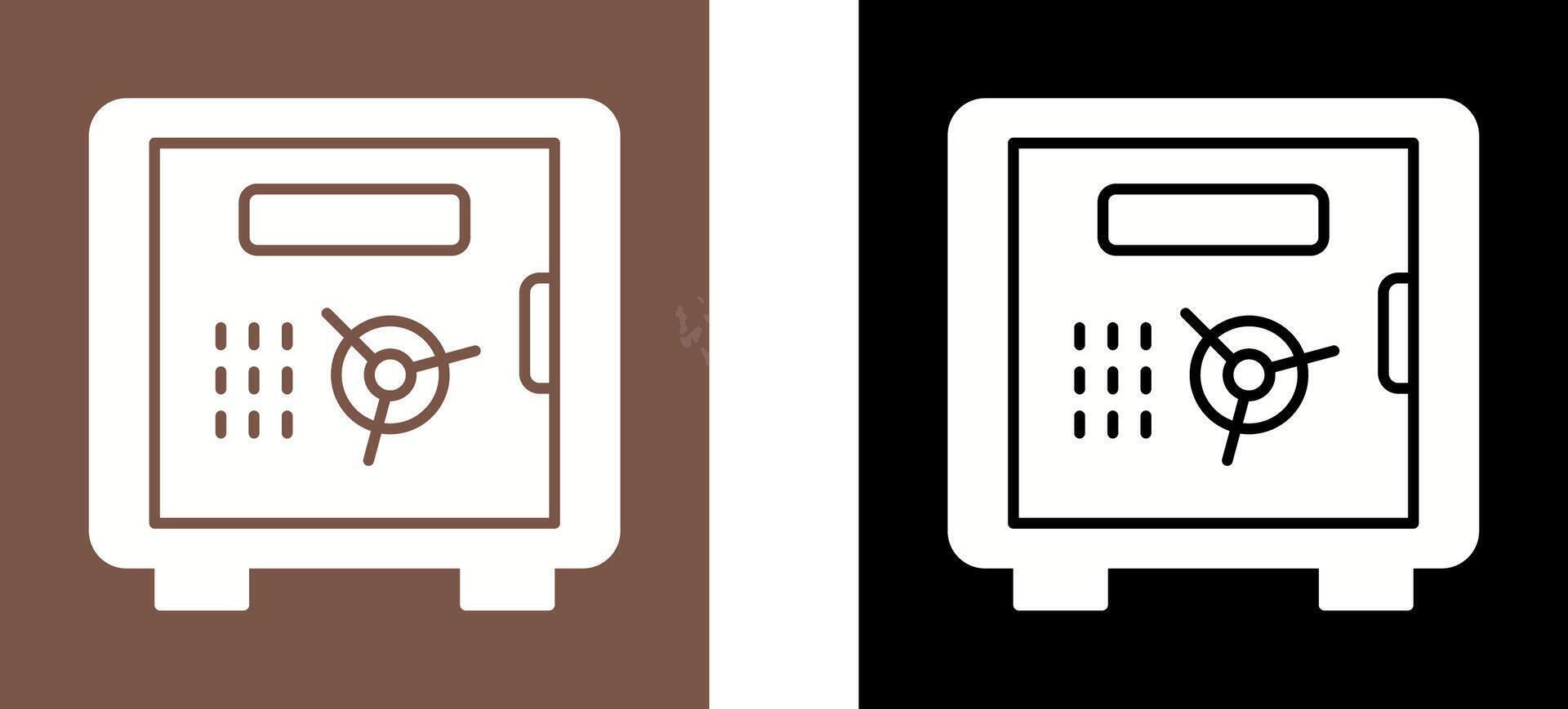 Safe Box Icon Design vector