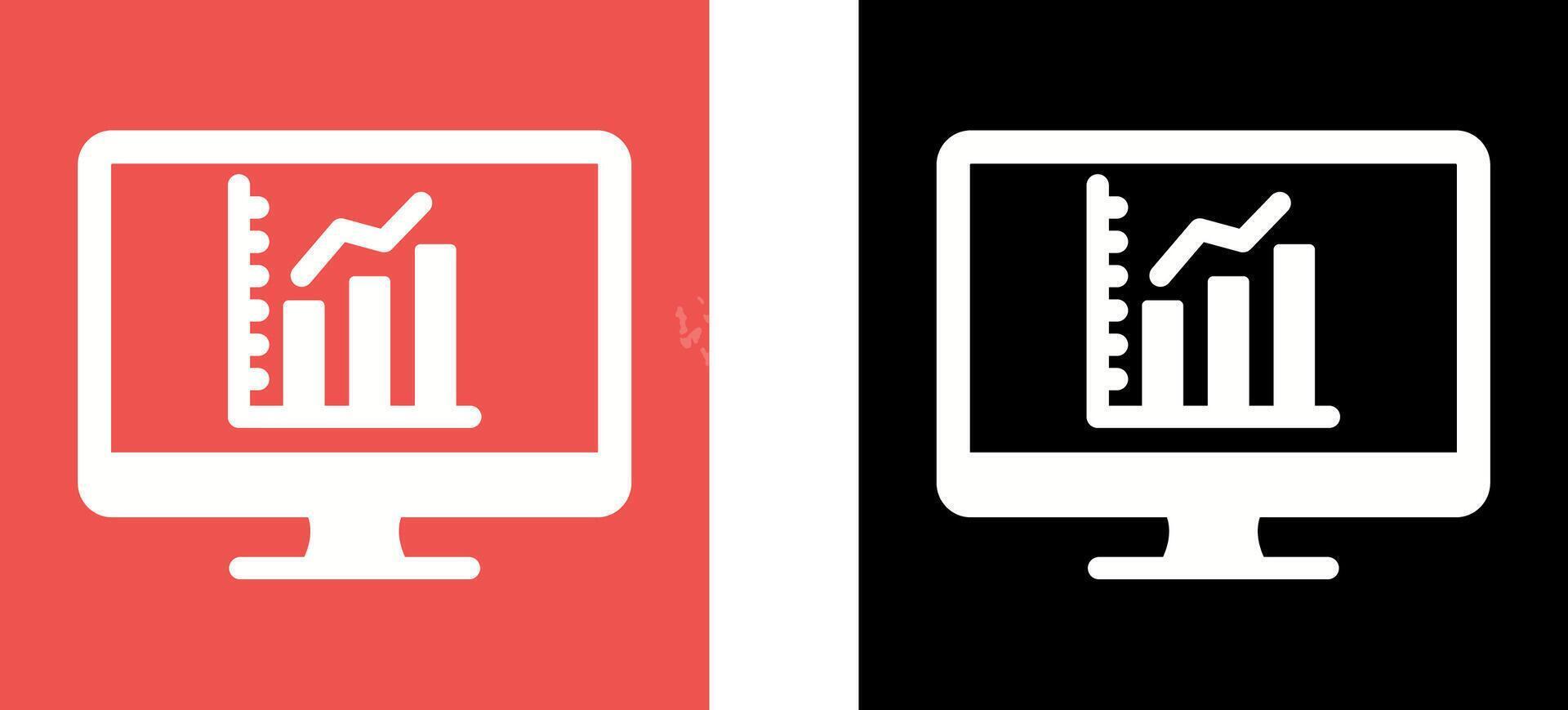 Chart Icon Design vector