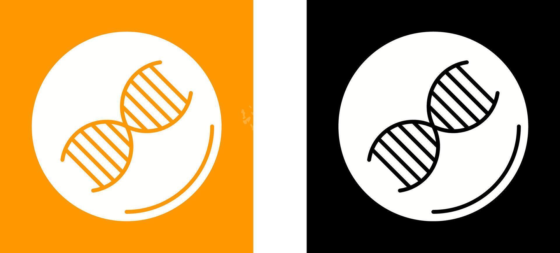 Dna Icon Design vector