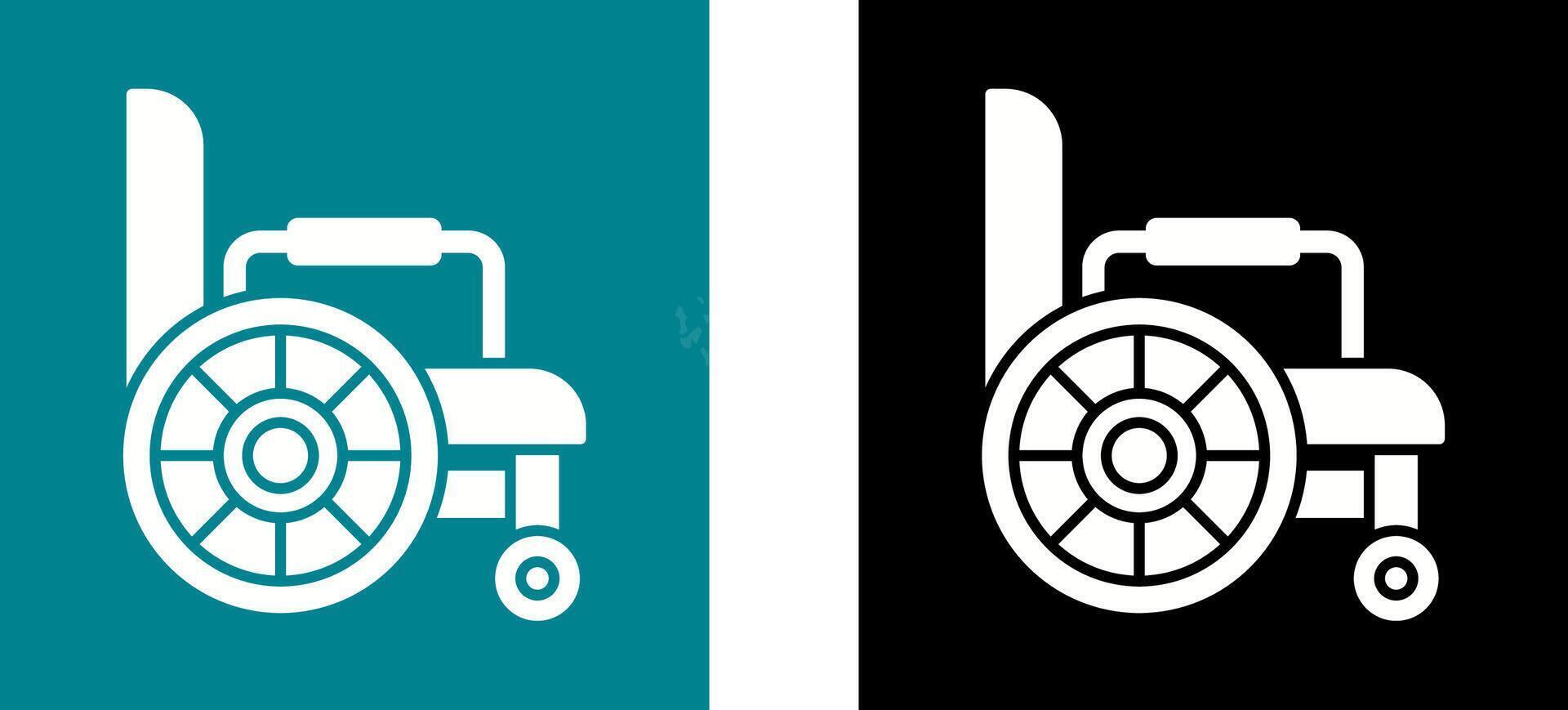 Wheelchair Icon Design vector