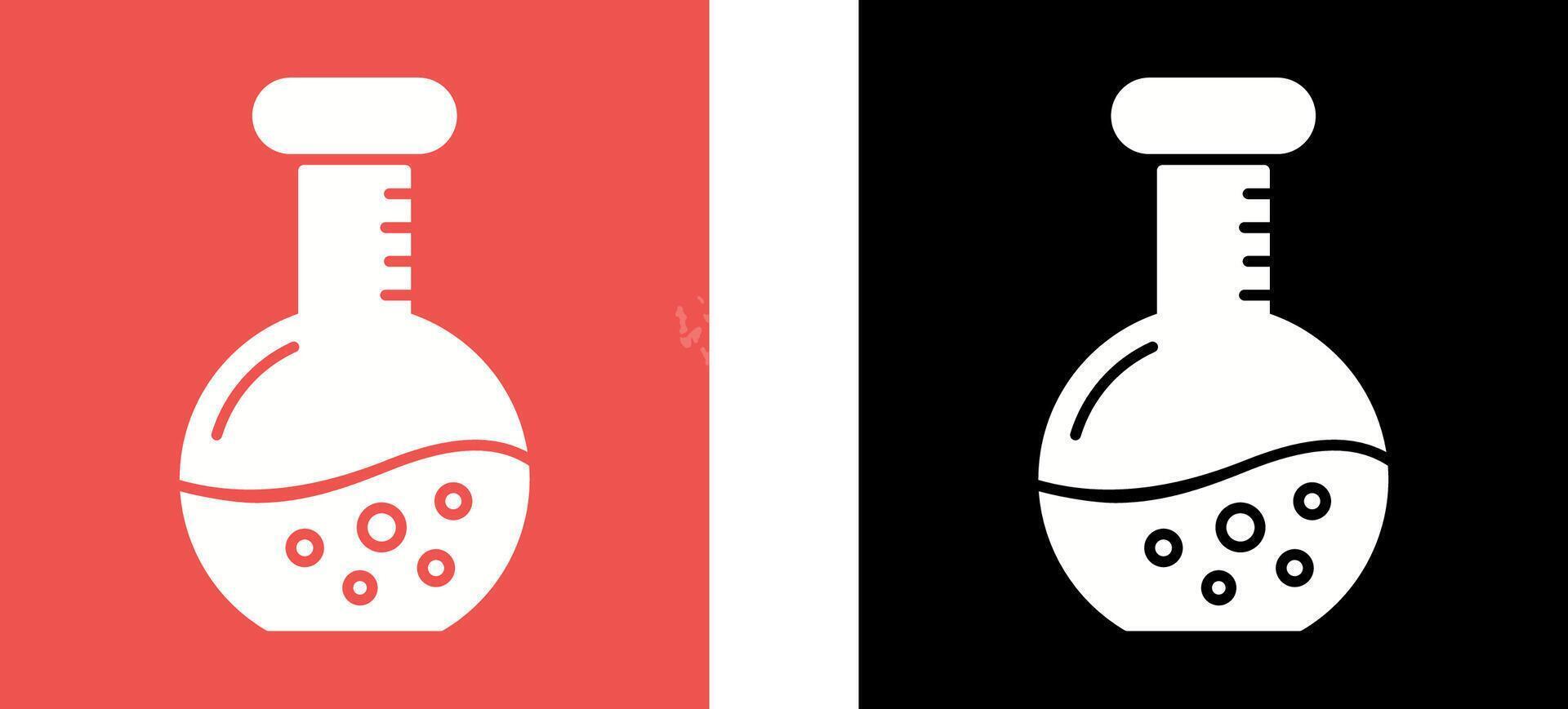 Flask Icon Design vector