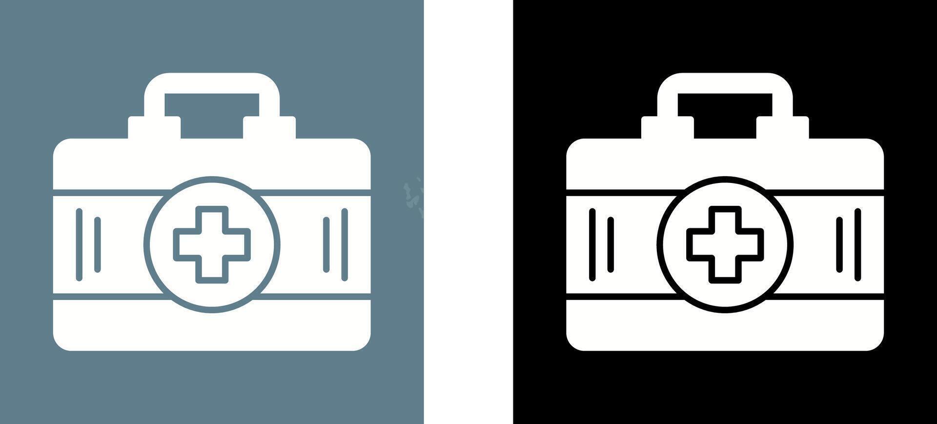 First Aid Kit Icon Design vector