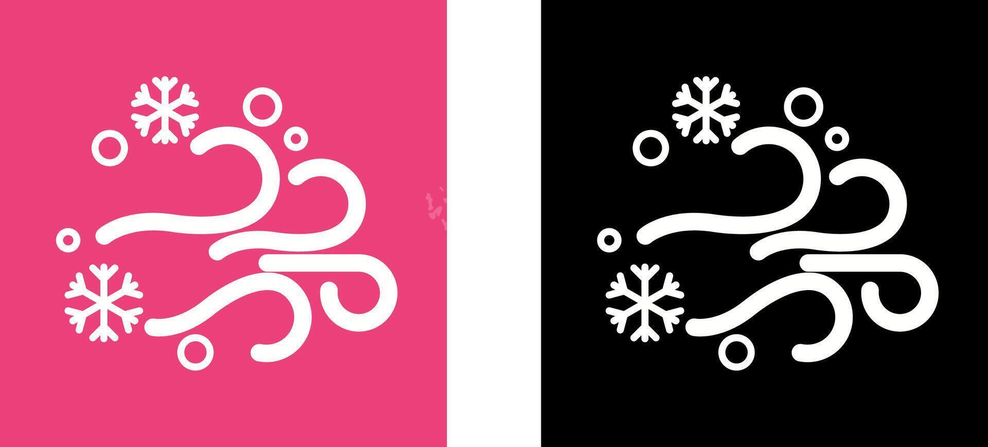 Blizzard Icon Design vector