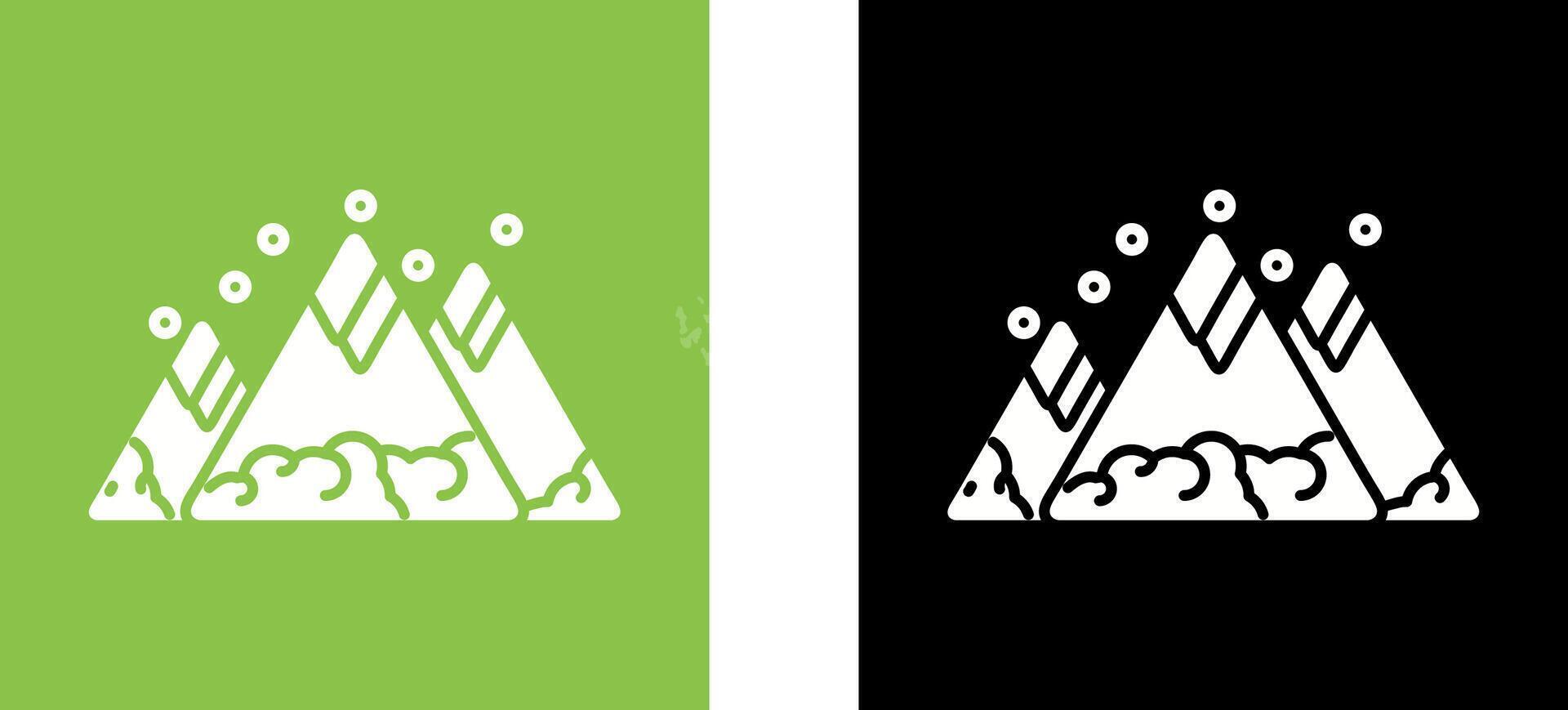 Mountain Icon Design vector