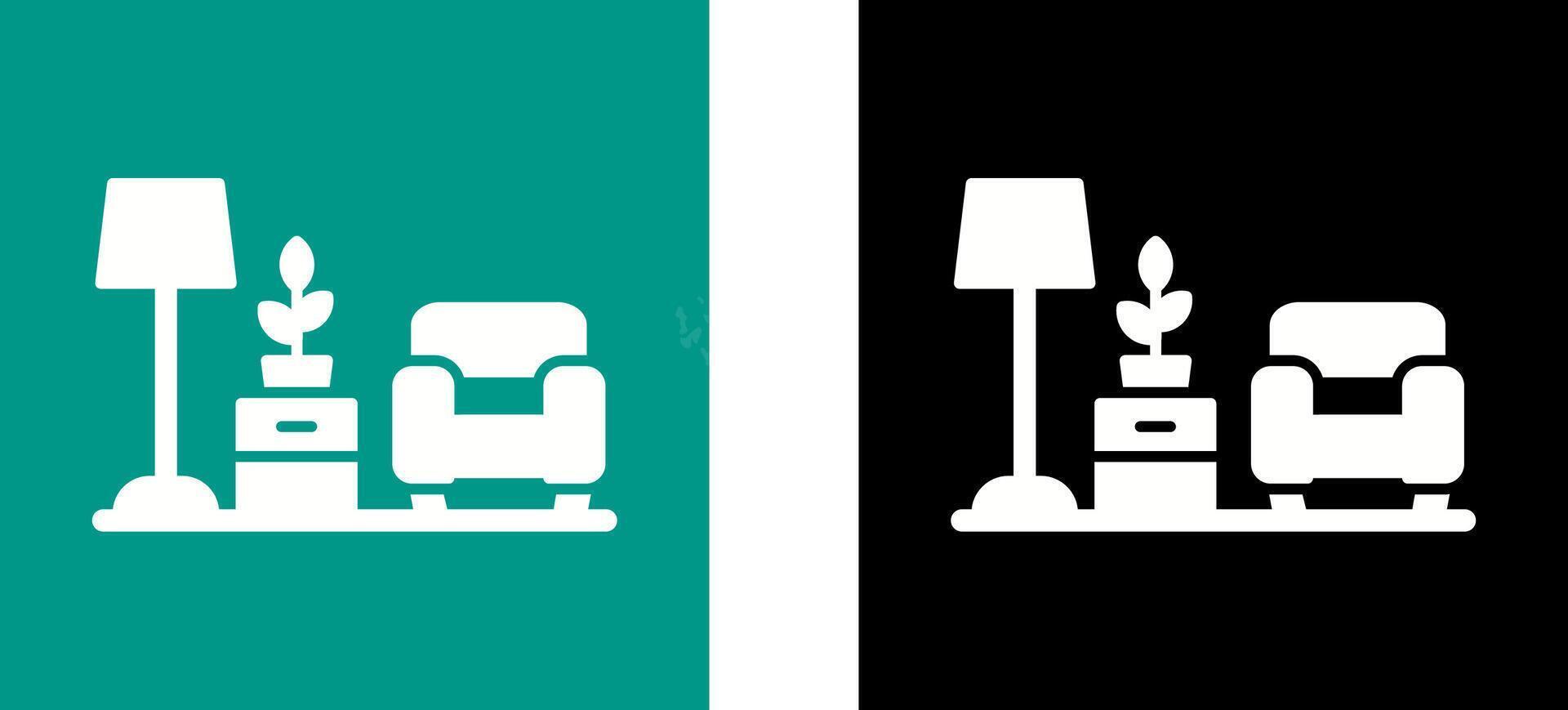 Living Room Icon Design vector