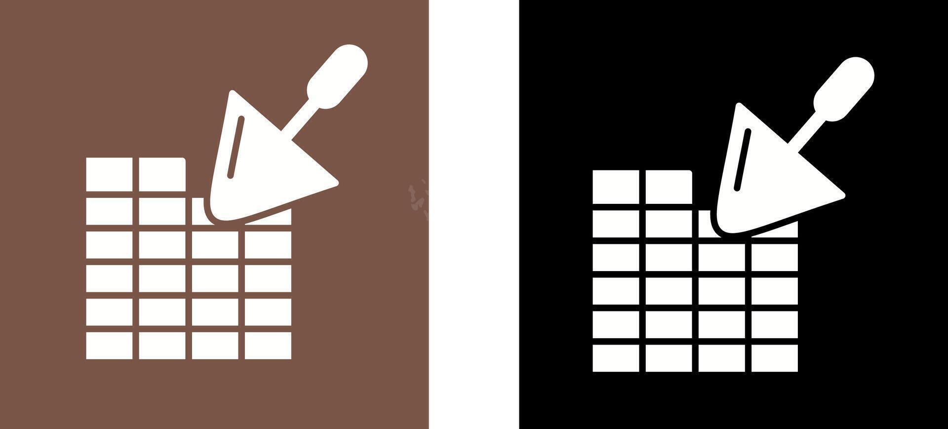 Brickwall Icon Design vector