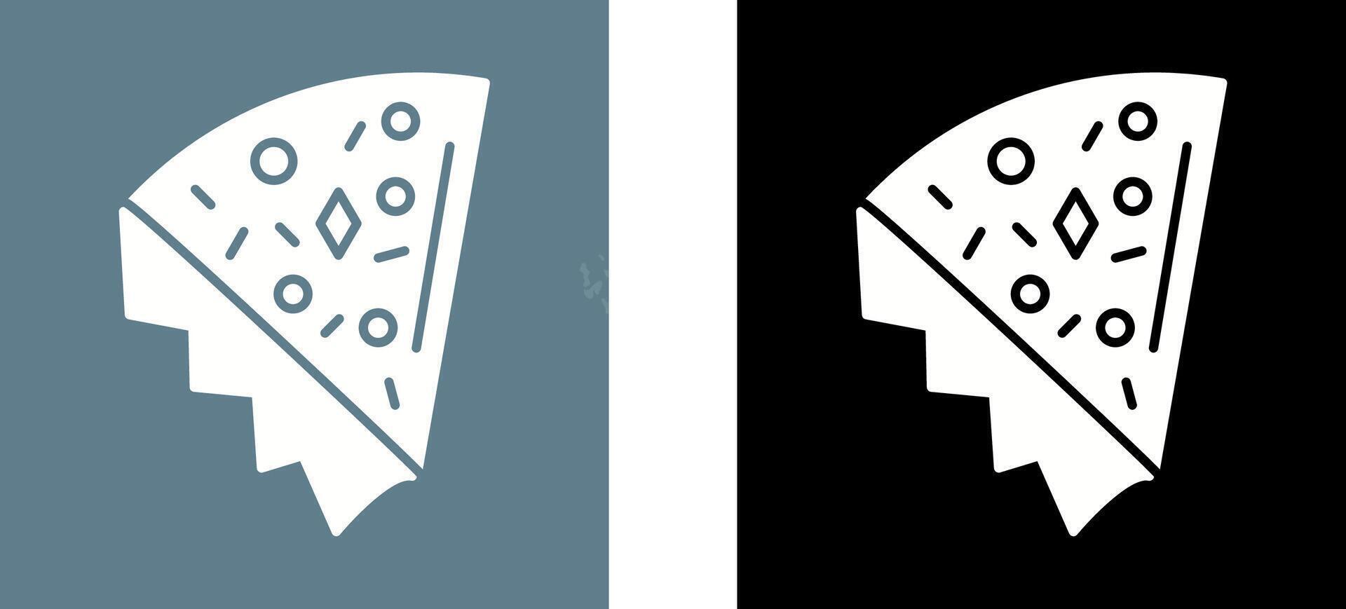 Pizza Slice Icon Design vector