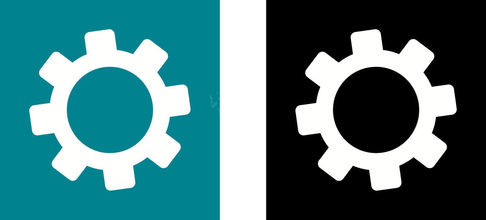 Cogwheel Icon Design vector
